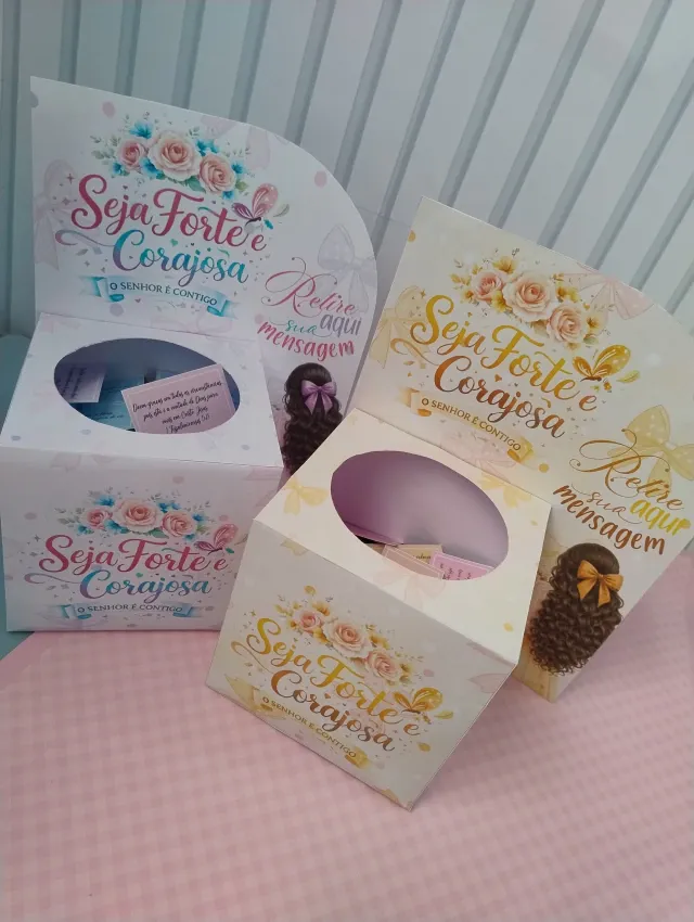 Box Mensagem Forte e Corajosa - Dia da Mulher - Imagem 3