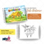 Botânico - Livro de Colorir