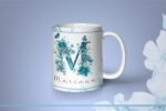 Alfabeto Azul Floral (Nick Design) - Imagem 2