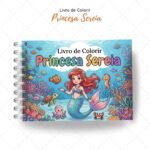 Princesa Sereia - Livro de Colorir - Imagem 9
