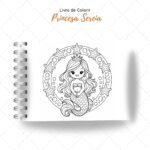 Princesa Sereia - Livro de Colorir - Imagem 2