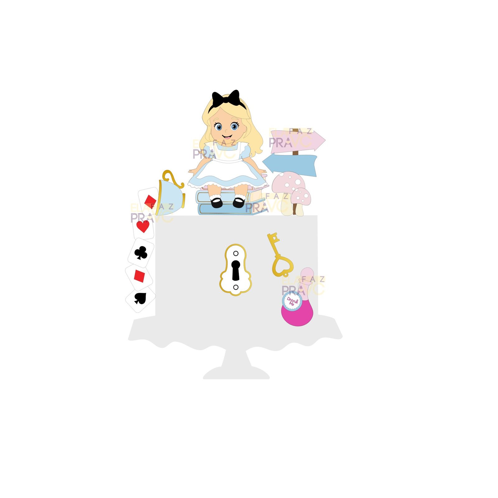 ALICE Alice - Topo de Bolo - Imagem 1