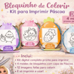 Bloquinho de Colorir - Kit Páscoa