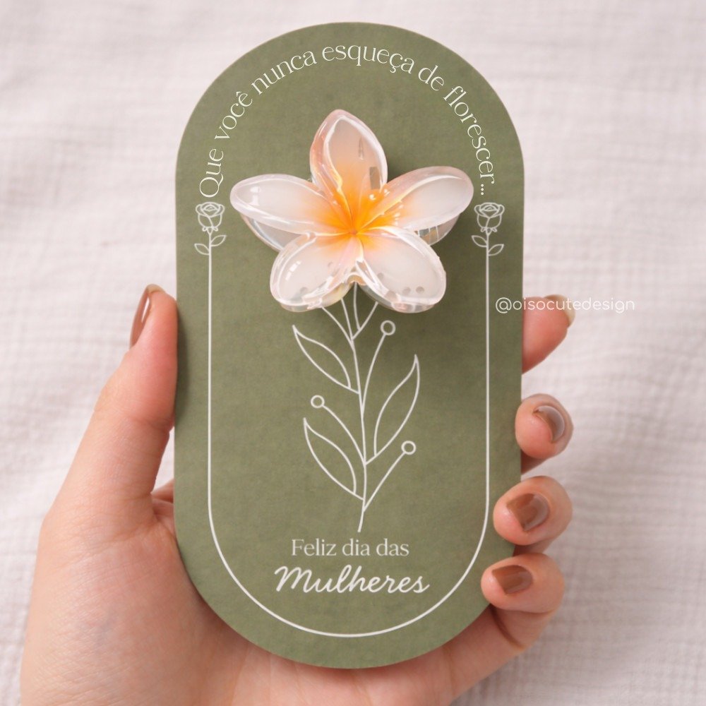 CARTAO DIA DA MULHER EDITAVEL Cartão Dia da Mulher - Imagem 1