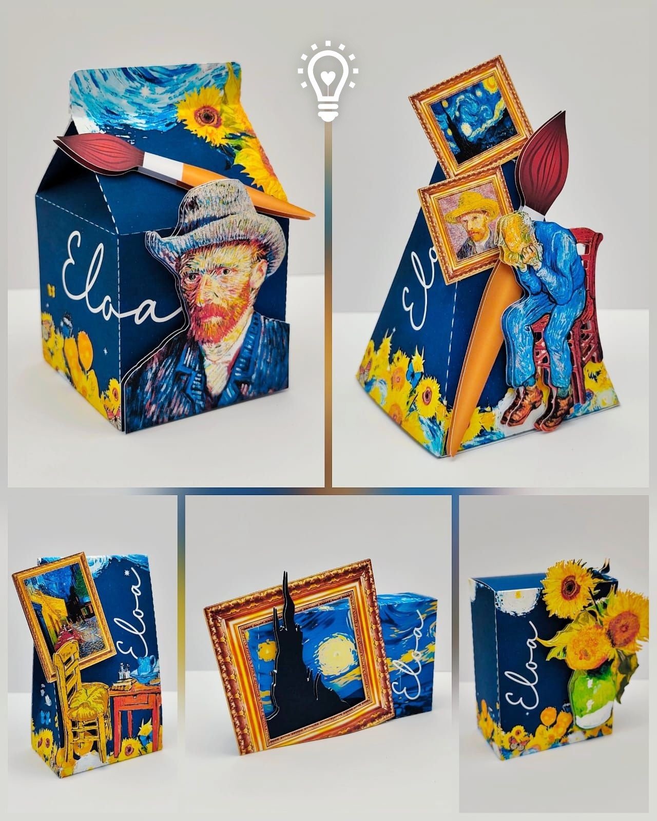 CRIAR (1) Vincent Van Gogh - Kit Festa Pronta - Imagem 1