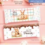 Artes para Embalagem Chocolates - Doce Páscoa