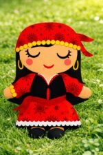 Estampas e Molde Ciganinhas Bonecas de Pano - Imagem 6