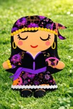 Estampas e Molde Ciganinhas Bonecas de Pano - Imagem 4