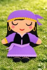 Estampas e Molde Ciganinhas Bonecas de Pano - Imagem 3