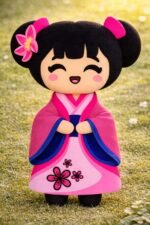 Estampas e Molde Etnias Bonecas de Pano - Imagem 3