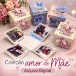 Caixinha Cartonada Coleção Amor de Mãe