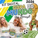 Copa do Mundo - Kit Digital/Estampas (Pandoca)