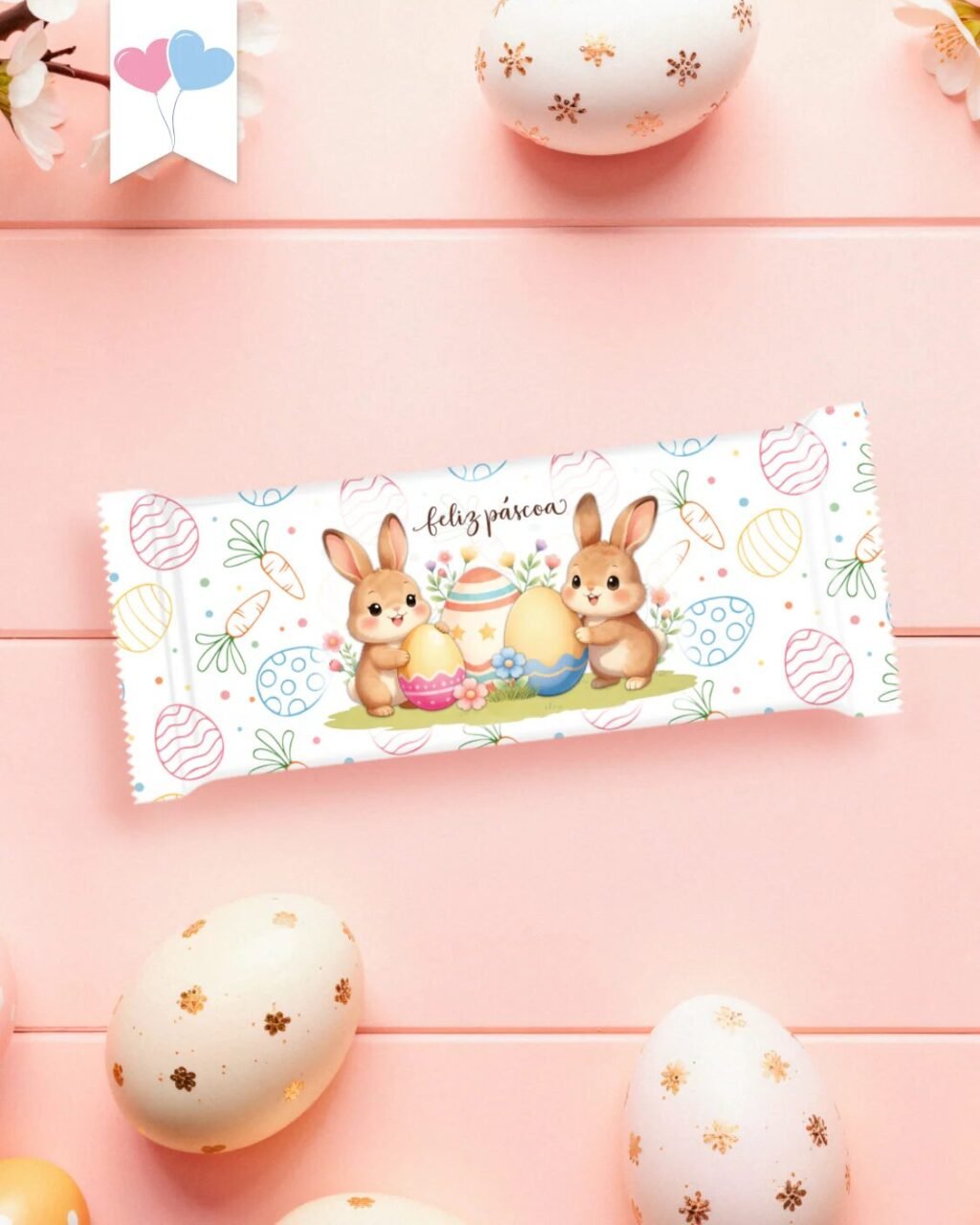Artes para Embalagem Chocolates - Doce Páscoa - Imagem 4