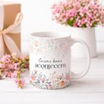 Frases Florescer - Artes para Caneca