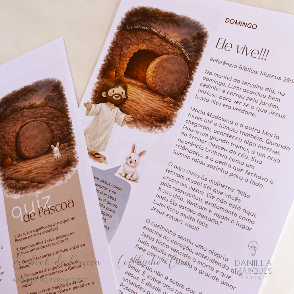 E-Book de Páscoa - Coelhinho Lumi - Imagem 2