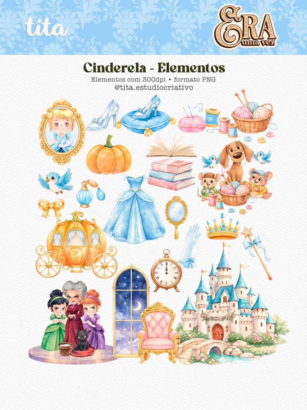 Era Uma Vez - Volume 2 ( Cinderela, Moana e Rapunzel) - Imagem 7