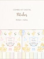 Patinhos Rosa e Azul