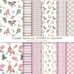 Cavalos Aquarela - Imagem 3