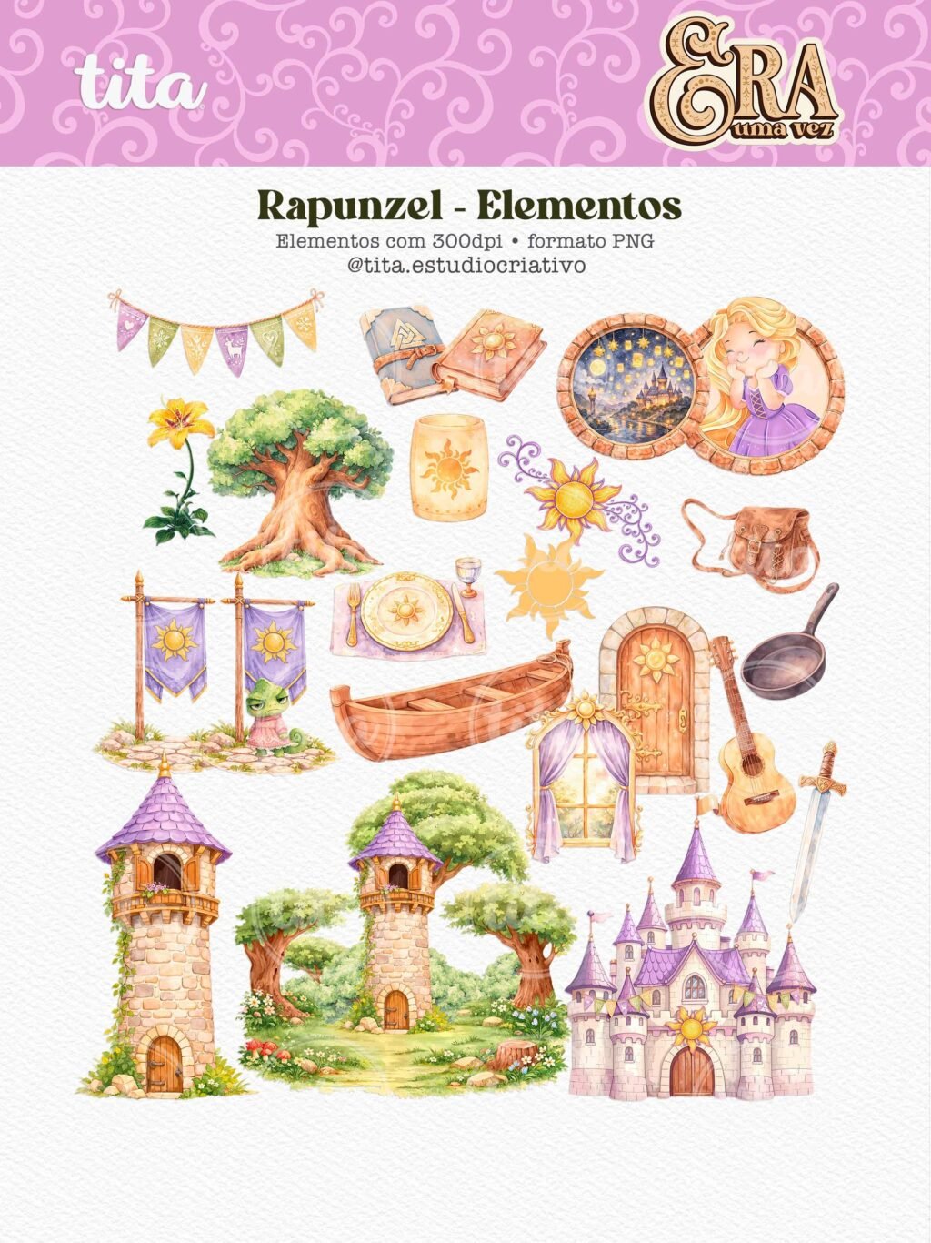 Era Uma Vez - Volume 2 ( Cinderela, Moana e Rapunzel) - Imagem 3