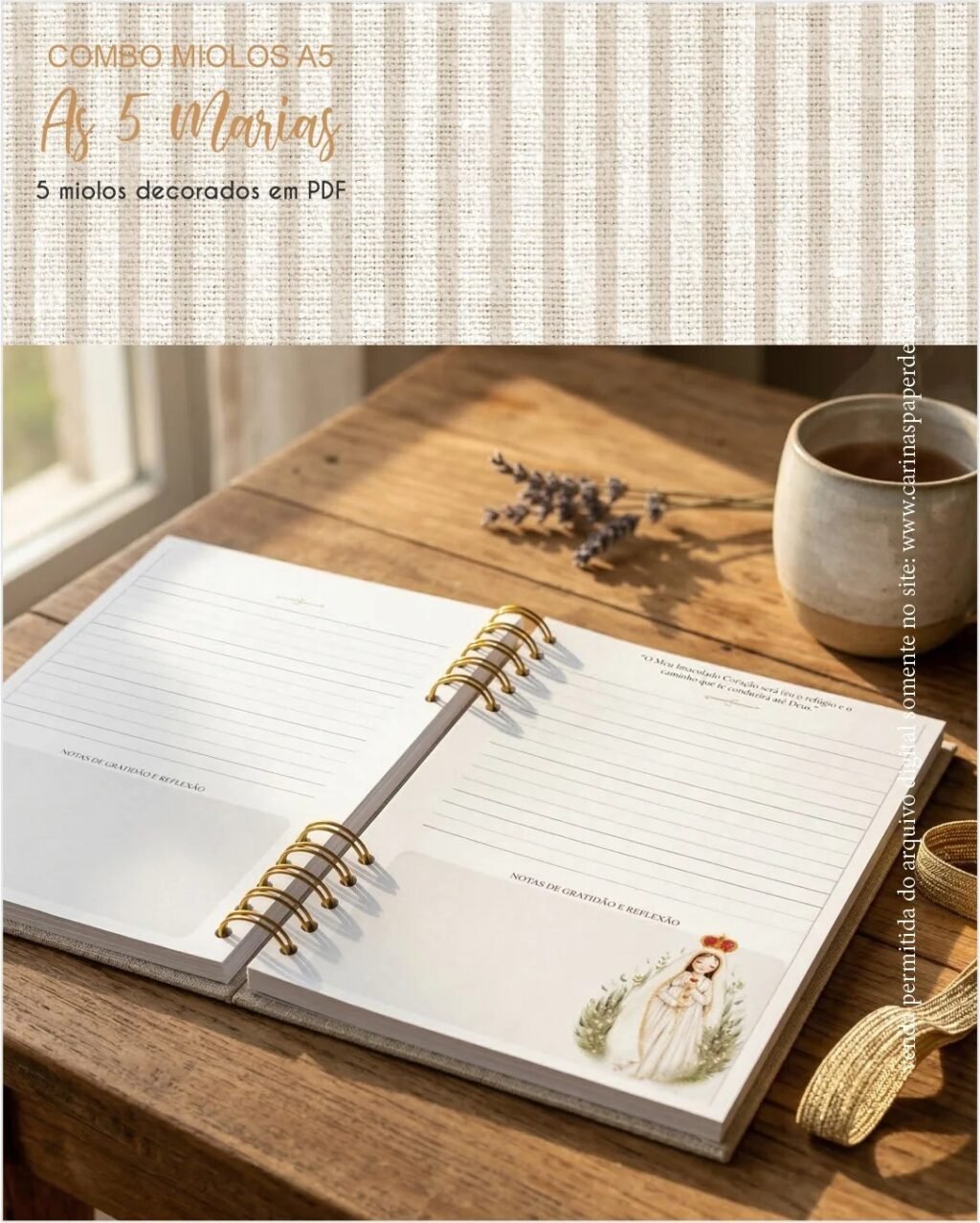 Combo Caderno A5 - As 5 Marias - Imagem 3