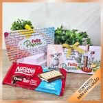 2 Caixinhas de Barra de Chocolate – Páscoa Coelhos e Cristã - Imagem 2