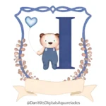 Ursinho Azul Marinho e Cinza - Imagem 9