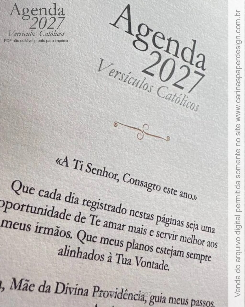 Agenda com Versículos Católicos 2027 - Imagem 9