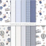 Ursinho Azul Marinho e Cinza - Imagem 4