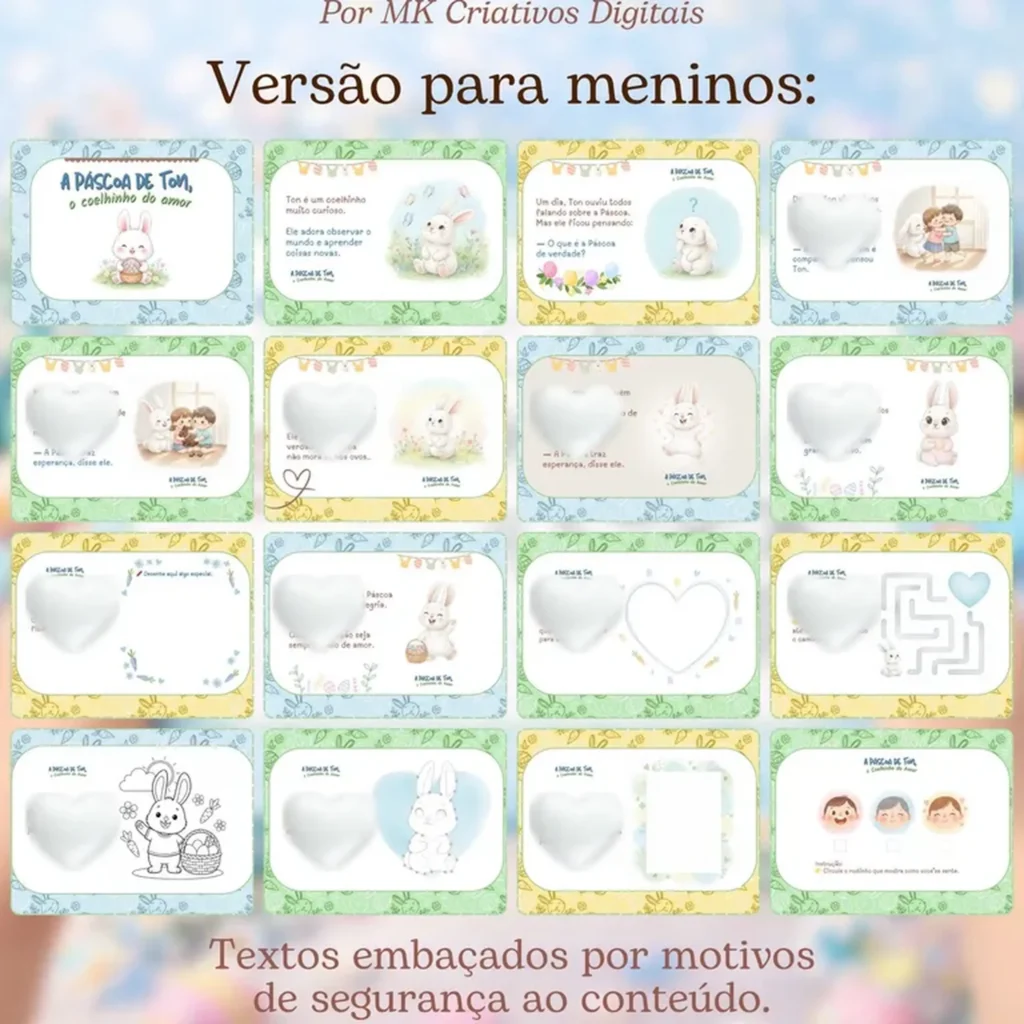 Livrinho Páscoa - Coelhinho Ton - Imagem 3