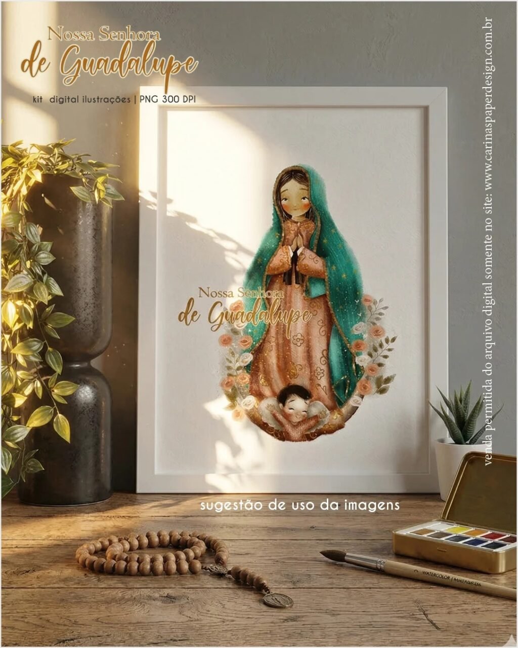Kit Digital Nossa Senhora de Guadalupe Adulta - Imagem 2