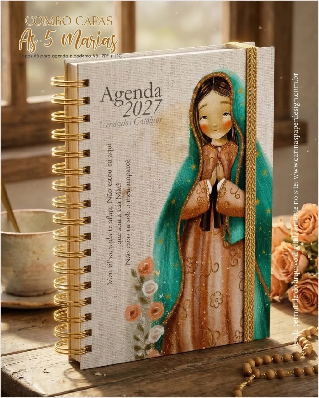 Agenda com Versículos Católicos 2027 - Imagem 3