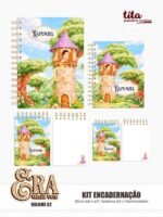 Era Uma Vez - Kit Encadernação - Volume 2 - Cinderela, Moana e Rapunzel (Tita) - Imagem 12