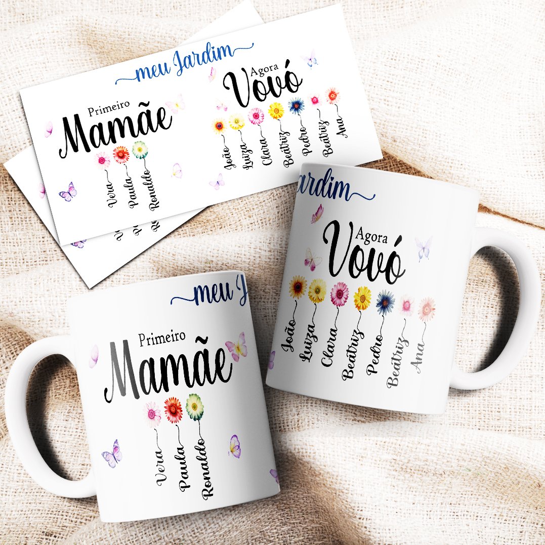 Jardim da Vovó - Artes para Caneca - Imagem 1