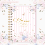 Pack Agenda Cristã - Florescer com Deus (Lina Criativa)