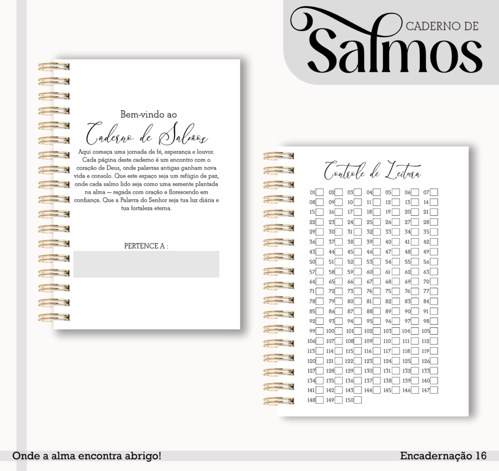 Caderno de Salmos Masculino (Lina Criativa) - Imagem 2