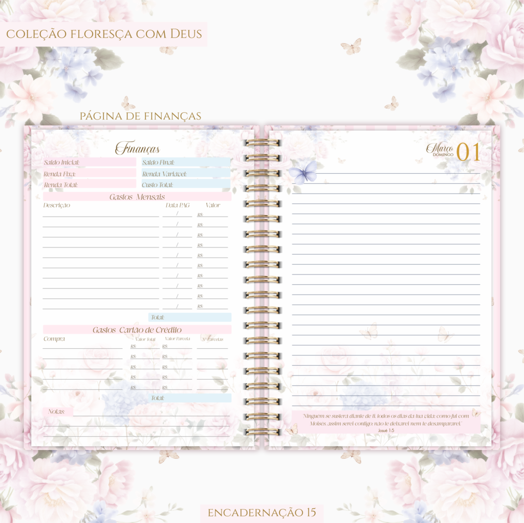 Pack Agenda Cristã - Florescer com Deus (Lina Criativa) - Imagem 7
