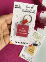 Cartão com Chaveiro - Dia do Trabalhador - Imagem 3