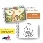 Dia das Mães Cute - Livro de Colorir (Nick Design)
