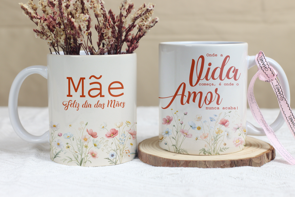 Mamãe Floral - Artes para Caneca - Imagem 2