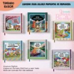 Caderno Para Colorir Momentos de Primavera - 18x18cm (Jana Bicalho)