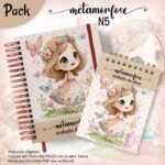 Caderno A5 + Bloquinho - Metamorfose N5 (Jana Bicalho)