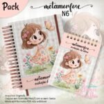 Caderno A5 + Bloquinho - Metamorfose N6 (Jana Bicalho)