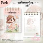 Caderno A5 + Bloquinho - Metamorfose N6 (Jana Bicalho) - Imagem 3