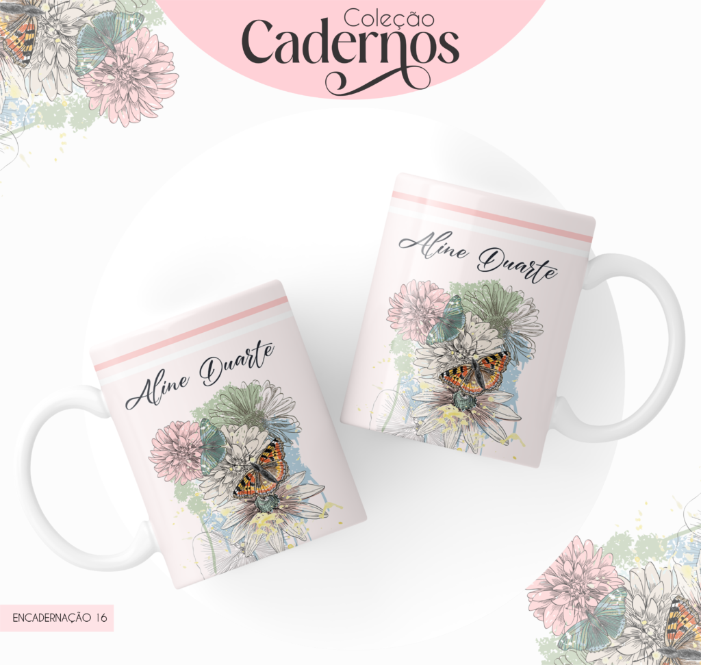 Caderno Floral Rosa (Lina Criativa) - Imagem 2