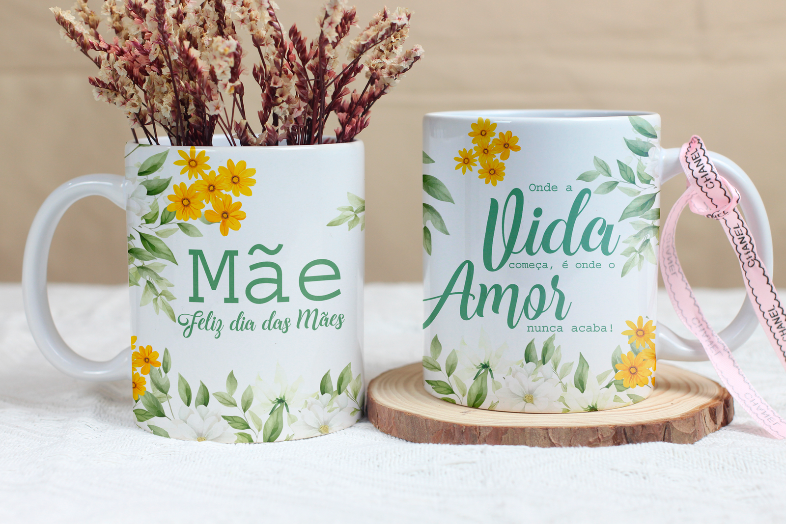 Mamãe Floral - Artes para Caneca - Imagem 1