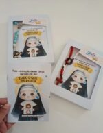 Caixa Terço + Livrinho A6 - Terço Divina Misericórdia (Abelhinha)