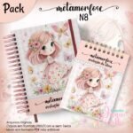 Caderno A5 + Bloquinho - Metamorfose N8 (Jana Bicalho)