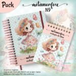 Caderno A5 + Bloquinho - Metamorfose N9 (Jana Bicalho)