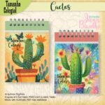 Caderno Colegial Para Colorir Cactos (Jana Bicalho) - Imagem 3