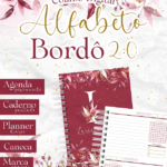 COMBO Alfabeto Bordô 2.0 (Letterinhas)